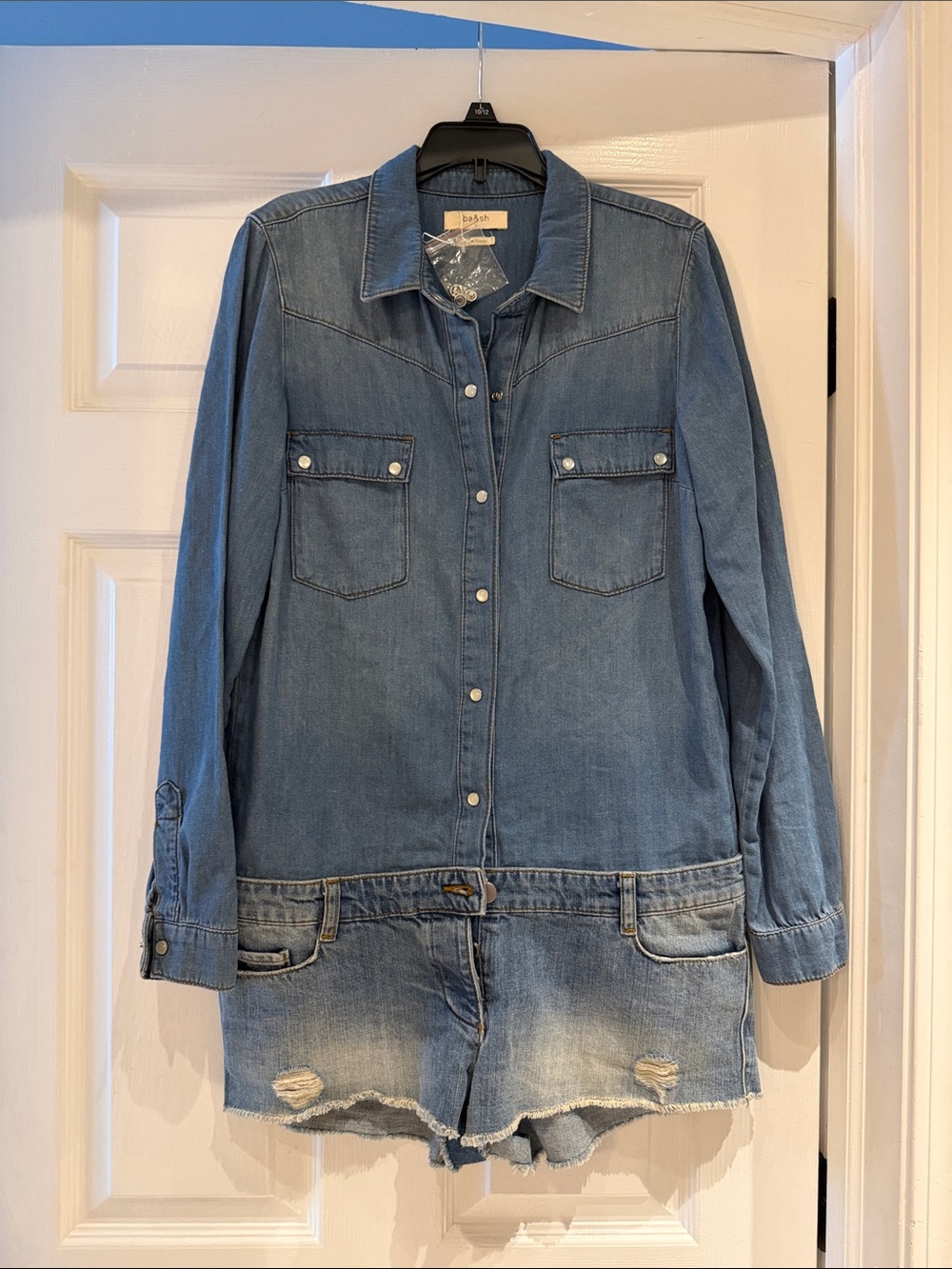 Ba&sh denim romper
